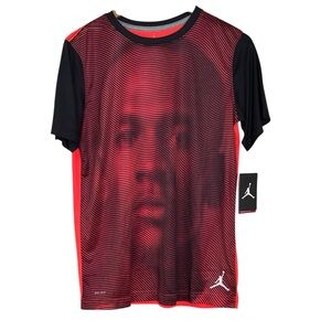 Nike Dri Fit Air Jordan Jumpman Infrared Youth Shirt, Size XL